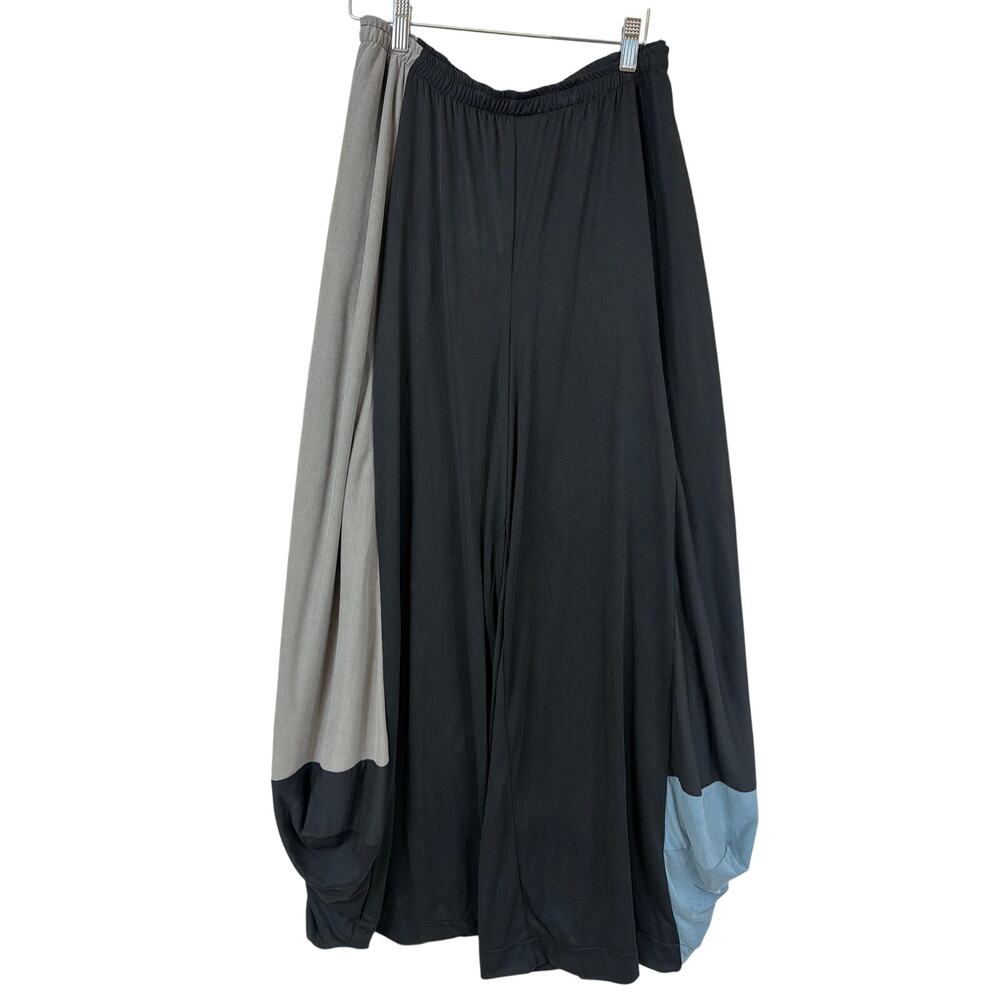 NWT Et Lois Black Blue And Gray Elastic Waist Pants Size 3X